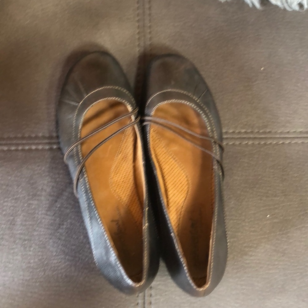 NATURAL SOUL Brown Leather Loafers Size 7.5 - Picture 6 of 8